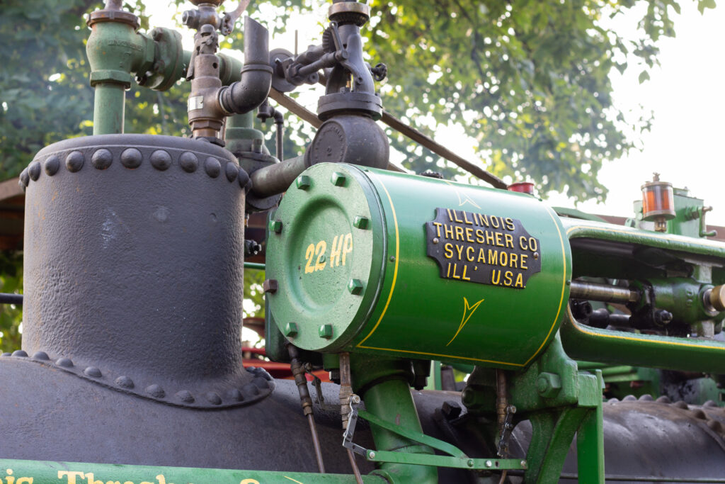 Illinois Threshing Company Engine owned by Northern Illinois Steam Power Club