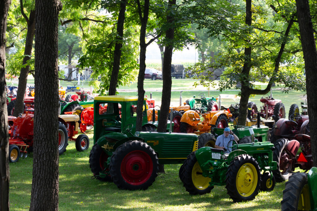 Gas Tractor Display at Sycamore Steam Show